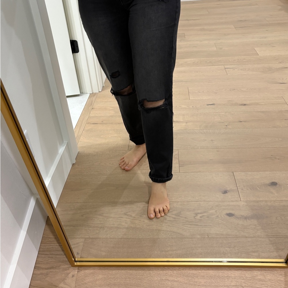 H&M Black Ripped Jeans